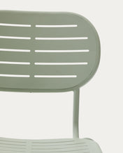 Load image into Gallery viewer, Brai stackable outdoor chair in turquoise galvanised steel - image 8
