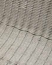Load image into Gallery viewer, Maurina stackable armchair in green galvanised steel and ecru and grey rope cord - image 13