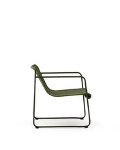 Load image into Gallery viewer, Maurina stackable armchair in green galvanised steel and green rope cord - image 2