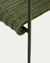 Load image into Gallery viewer, Maurina stackable armchair in green galvanised steel and green rope cord - image 12