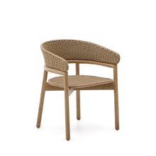 Load image into Gallery viewer, Arinella chair in FSC 100% solid acacia wood with natural finish and beige rope cord