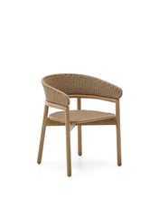 Load image into Gallery viewer, Arinella chair in FSC 100% solid acacia wood with natural finish and beige rope cord - image 2