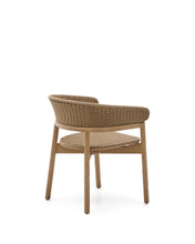 Load image into Gallery viewer, Arinella chair in FSC 100% solid acacia wood with natural finish and beige rope cord - image 6