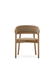 Load image into Gallery viewer, Arinella chair in FSC 100% solid acacia wood with natural finish and beige rope cord - image 8