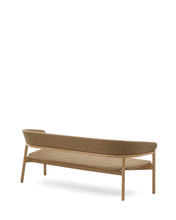 Load image into Gallery viewer, Arinella 3-seater sofa in FSC 100% solid acacia wood with natural finish and beige rope cord 167 cm - image 4