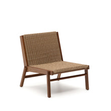 Load image into Gallery viewer, Itani armchair in FSC 100% solid acacia wood and synthetic rattan