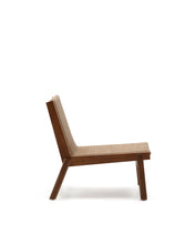 Load image into Gallery viewer, Itani armchair in FSC 100% solid acacia wood and synthetic rattan - image 4