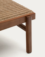Load image into Gallery viewer, Itani armchair in FSC 100% solid acacia wood and synthetic rattan - image 11