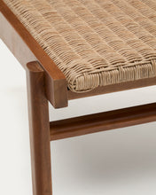 Load image into Gallery viewer, Itani armchair in FSC 100% solid acacia wood and synthetic rattan - image 12