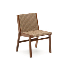 Load image into Gallery viewer, Itani chair in FSC 100% solid acacia wood and synthetic rattan