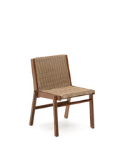 Load image into Gallery viewer, Itani chair in FSC 100% solid acacia wood and synthetic rattan - image 2