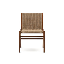 Load image into Gallery viewer, Itani chair in FSC 100% solid acacia wood and synthetic rattan - image 3