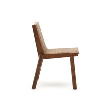 Load image into Gallery viewer, Itani chair in FSC 100% solid acacia wood and synthetic rattan - image 5