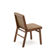 Load image into Gallery viewer, Itani chair in FSC 100% solid acacia wood and synthetic rattan - image 7