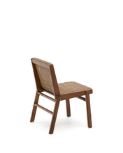Load image into Gallery viewer, Itani chair in FSC 100% solid acacia wood and synthetic rattan - image 8