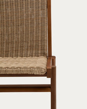 Load image into Gallery viewer, Itani chair in FSC 100% solid acacia wood and synthetic rattan - image 12
