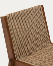 Load image into Gallery viewer, Itani chair in FSC 100% solid acacia wood and synthetic rattan - image 15
