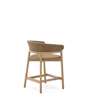 Load image into Gallery viewer, Arinella stool in FSC 100% solid acacia wood with natural finish and beige rope cord 65cm - image 6