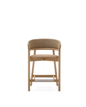 Load image into Gallery viewer, Arinella stool in FSC 100% solid acacia wood with natural finish and beige rope cord 65cm - image 8