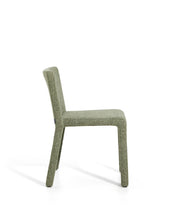 Load image into Gallery viewer, Loria green chenille stackable chair FSC 100% - image 3