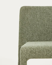 Load image into Gallery viewer, Loria green chenille stackable chair FSC 100% - image 10