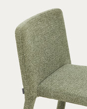 Load image into Gallery viewer, Loria green chenille stackable chair FSC 100% - image 11