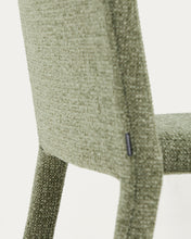 Load image into Gallery viewer, Loria green chenille stackable chair FSC 100% - image 12