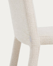Load image into Gallery viewer, Loria beige chenille stackable chair FSC 100% - image 11