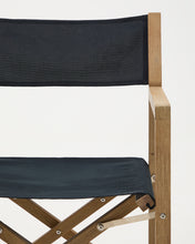 Load image into Gallery viewer, Vilara black outdoor folding chair made of FSC 100% solid acacia wood - image 7