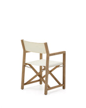 Load image into Gallery viewer, Vilara white outdoor folding chair made of FSC 100% solid acacia wood - image 3