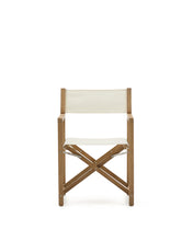 Load image into Gallery viewer, Vilara white outdoor folding chair made of FSC 100% solid acacia wood - image 4