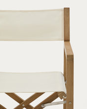 Load image into Gallery viewer, Vilara white outdoor folding chair made of FSC 100% solid acacia wood - image 8