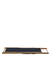 Load image into Gallery viewer, Vilara black outdoor folding deck chair made of FSC 100% solid acacia wood - image 5