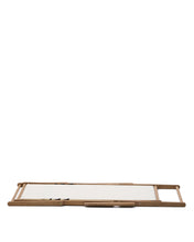 Load image into Gallery viewer, Vilara white outdoor folding deck chair made of FSC 100% solid acacia wood - image 5