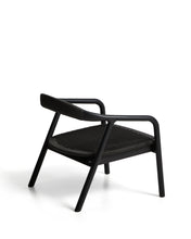 Load image into Gallery viewer, Derile armchair in solid oak wood with black finish and black paper rope FSC 100%. - image 3