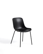 Load image into Gallery viewer, Altea black chair with black-finished steel legs