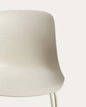 Load image into Gallery viewer, Altea beige chair with beige-finished steel legs - image 6