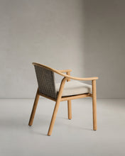 Load image into Gallery viewer, Elunda stackable outdoor chair in solid teak wood FSC 100% - image 4