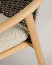 Load image into Gallery viewer, Elunda stackable outdoor chair in solid teak wood FSC 100% - image 12