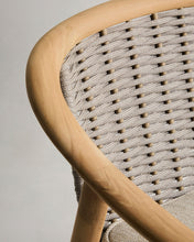 Load image into Gallery viewer, Elunda stackable outdoor chair in solid teak wood FSC 100% - image 13