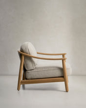 Load image into Gallery viewer, Elunda outdoor armchair in solid teak wood FSC 100% - image 2