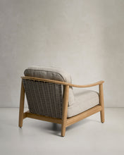 Load image into Gallery viewer, Elunda outdoor armchair in solid teak wood FSC 100% - image 3