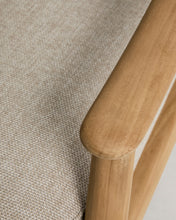 Load image into Gallery viewer, Elunda outdoor armchair in solid teak wood FSC 100% - image 11