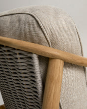 Load image into Gallery viewer, Elunda outdoor armchair in solid teak wood FSC 100% - image 12