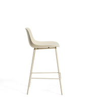 Load image into Gallery viewer, Altea beige stool with beige finish steel legs 65cm - image 2