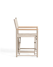 Load image into Gallery viewer, Tisno outdoor folding chair in ecru aluminium and ecru texteline
