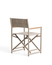 Load image into Gallery viewer, Tisno outdoor folding chair in ecru aluminium and ecru texteline - image 2