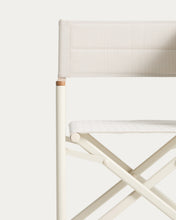Load image into Gallery viewer, Tisno outdoor folding chair in ecru aluminium and ecru texteline - image 8