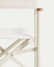 Load image into Gallery viewer, Tisno outdoor folding chair in ecru aluminium and ecru texteline - image 12