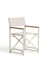 Load image into Gallery viewer, Tisno outdoor folding chair in taupe aluminium and taupe texteline